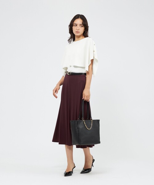 EPOCA（エポカ）の「ピンバックルレザーベルト（ベルト・レディース・ベージュ/ブラック・FREE）」の7枚目の写真