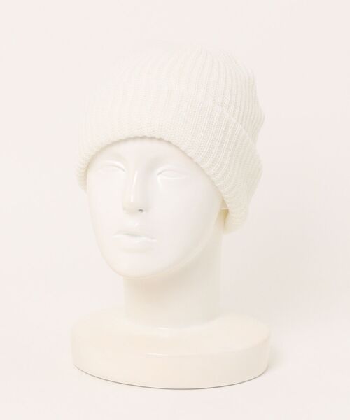 FRUIT OF THE LOOM（フルーツオブザルーム）の「FTL EX SIMPLE KNIT WATCH / ニットワッチ / カラー / シンプル（ニットキャップ/ビーニー・メンズ・ホワイト/ブラック/エンジ/ネイビー/グレー/レッド/オフホワイト/ピンク/イエロー/オレンジ/ブルー/杢グレー・FREE）」の2枚目の写真