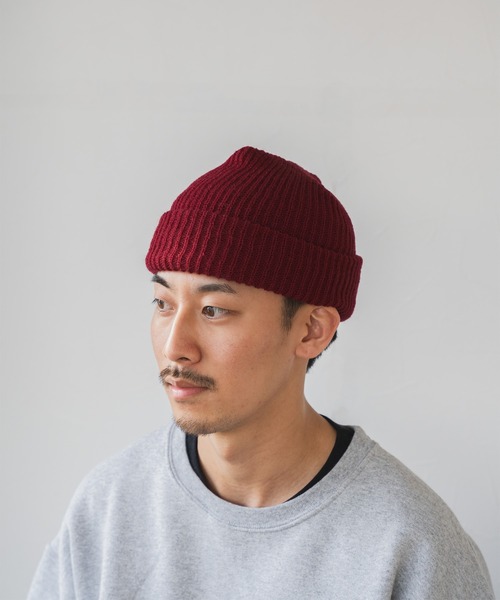 FRUIT OF THE LOOM（フルーツオブザルーム）の「FTL EX SIMPLE KNIT WATCH / ニットワッチ / カラー / シンプル（ニットキャップ/ビーニー・メンズ・ホワイト/ブラック/エンジ/ネイビー/グレー/レッド/オフホワイト/ピンク/イエロー/オレンジ/ブルー/杢グレー・FREE）」の10枚目の写真