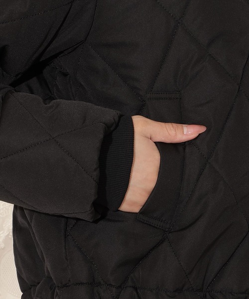 WILLSELECTION(ウィルセレクション)の「ダイヤキルティングリボン中綿ブルゾン(ブルゾン・レディース・ピンク/ブラック/オフホワイト・FREE)」の13枚目の写真