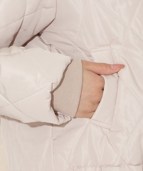 WILLSELECTION(ウィルセレクション)の「ダイヤキルティングリボン中綿ブルゾン(ブルゾン・レディース・ピンク/ブラック/オフホワイト・FREE)」の20枚目の写真