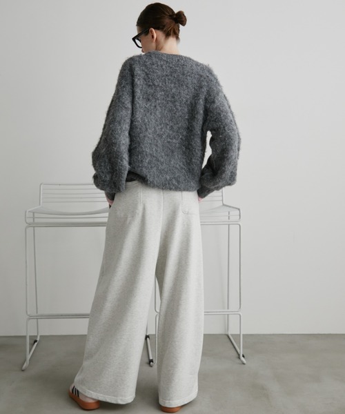 Auntie Rosa Holiday（アンティローザホリデー）の「MIXシャギークルーネックニット（ニット/セーター・レディース・ブルー/グレー/ネイビー・FREE）」の22枚目の写真