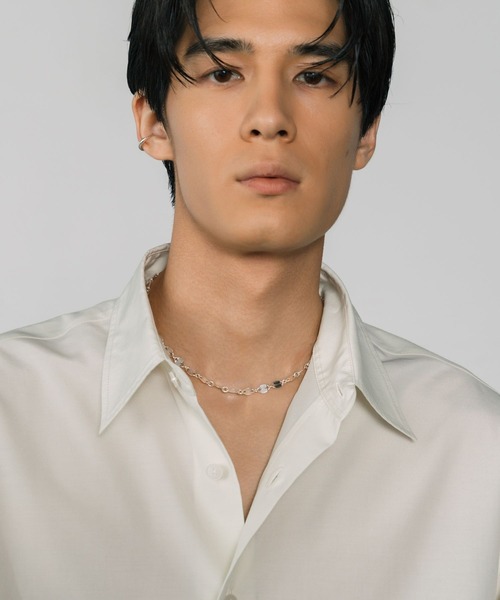 LURAKU（ルラク）の「【LURAKU】Silver925 Bold Necklace / シルバー925ボールドネックレス（長さ調節可能）（ネックレス・メンズ・シルバー・FREE）」の3枚目の写真