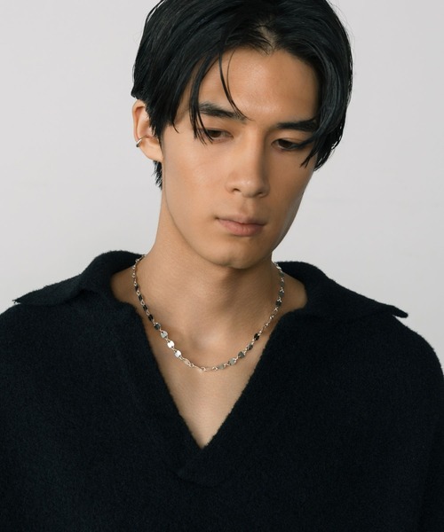 LURAKU（ルラク）の「【LURAKU】Silver925 Bold Necklace / シルバー925ボールドネックレス（長さ調節可能）（ネックレス・メンズ・シルバー・FREE）」の5枚目の写真