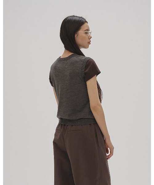 Seamless Knit Vest（ベスト）｜TODAYFUL（トゥデイフル）の