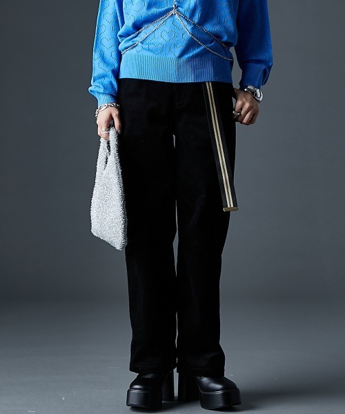 GEVS.（ジェイヴィス）の「綿100％コーデュロイパンツ＜大きいサイズ有＞GEVS.（その他パンツ・レディース・ブラック/キャメル・M/L/LL/3L/4L/5L）」の2枚目の写真