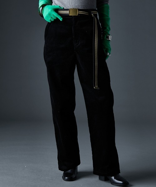 GEVS.（ジェイヴィス）の「綿100％コーデュロイパンツ＜大きいサイズ有＞GEVS.（その他パンツ・レディース・ブラック/キャメル・M/L/LL/3L/4L/5L）」の3枚目の写真