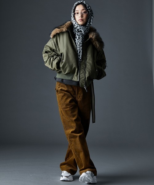 GEVS.（ジェイヴィス）の「綿100％コーデュロイパンツ＜大きいサイズ有＞GEVS.（その他パンツ・レディース・ブラック/キャメル・M/L/LL/3L/4L/5L）」の10枚目の写真