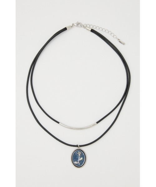 SLY（スライ）の「LAYERED MOTIF CHOKER レイヤード モチーフ チョーカー（チョーカー・レディース・ゴールド/シルバー・FREE）」の2枚目の写真