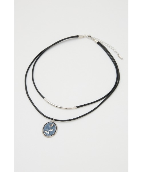 SLY（スライ）の「LAYERED MOTIF CHOKER レイヤード モチーフ チョーカー（チョーカー・レディース・ゴールド/シルバー・FREE）」の10枚目の写真