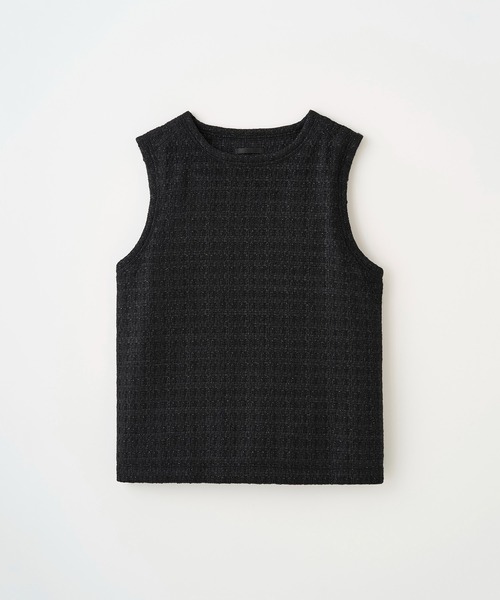 Juha(ユハ)の「SUMMER TWEED P/O VEST(ベスト・メンズ・ブラック/ネイビー・3/4)」の17枚目の写真
