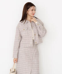 【新品】PROPORTION BODY DRESSING ツイードジャケット スプリングツイードブルゾン | PROPORTION BODY DRESSING