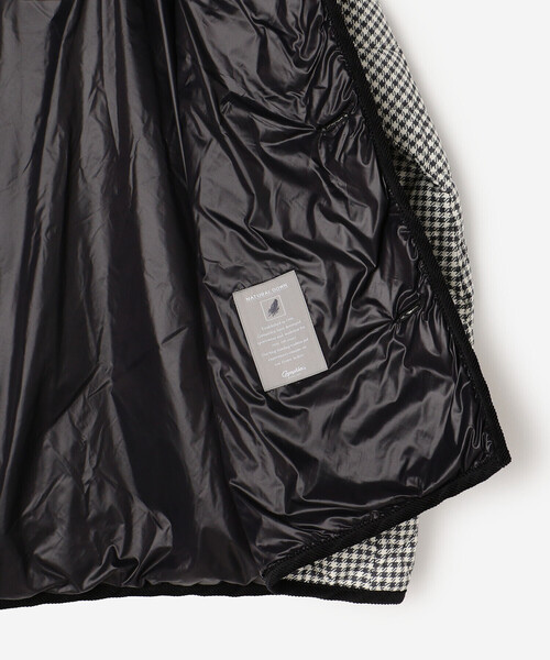 GYMPHLEX（ジムフレックス）の「Gymphlex | キルトダウンパフスリーブミドルコート WOMEN（その他アウター・レディース・ブラック系その他・12）」の2枚目の写真