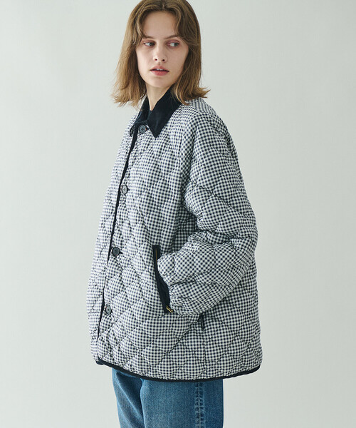 GYMPHLEX（ジムフレックス）の「Gymphlex | キルトダウンパフスリーブミドルコート WOMEN（その他アウター・レディース・ブラック系その他・12）」の9枚目の写真