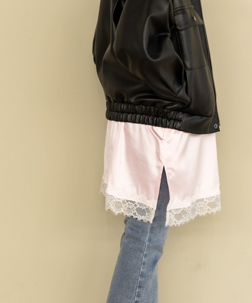 LOWRYS FARM（ローリーズファーム）の「サテンレースミニワンピース　590905（ワンピース・キッズ・ピンク/ブルー・120cm/130cm/140cm/150cm/110cm）」の6枚目の写真