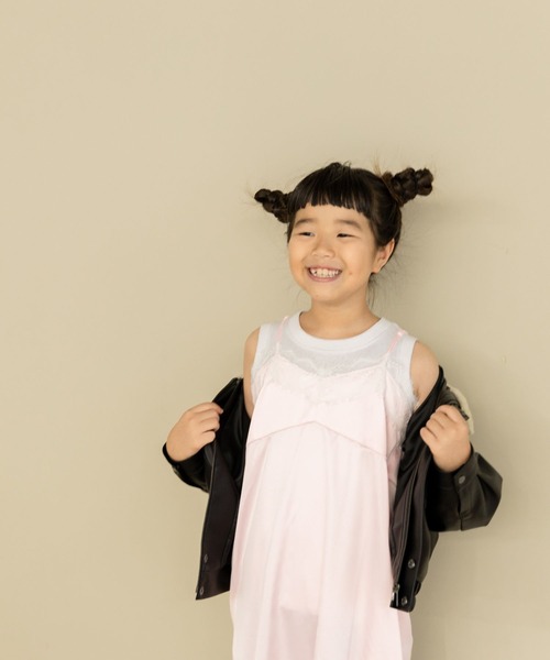 LOWRYS FARM（ローリーズファーム）の「サテンレースミニワンピース　590905（ワンピース・キッズ・ピンク/ブルー・120cm/130cm/140cm/150cm/110cm）」の7枚目の写真