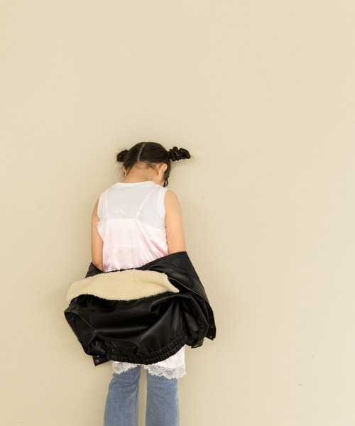 LOWRYS FARM（ローリーズファーム）の「サテンレースミニワンピース　590905（ワンピース・キッズ・ピンク/ブルー・120cm/130cm/140cm/150cm/110cm）」の8枚目の写真