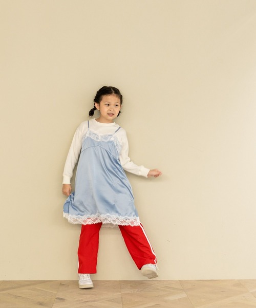 LOWRYS FARM（ローリーズファーム）の「サテンレースミニワンピース　590905（ワンピース・キッズ・ピンク/ブルー・120cm/130cm/140cm/150cm/110cm）」の10枚目の写真