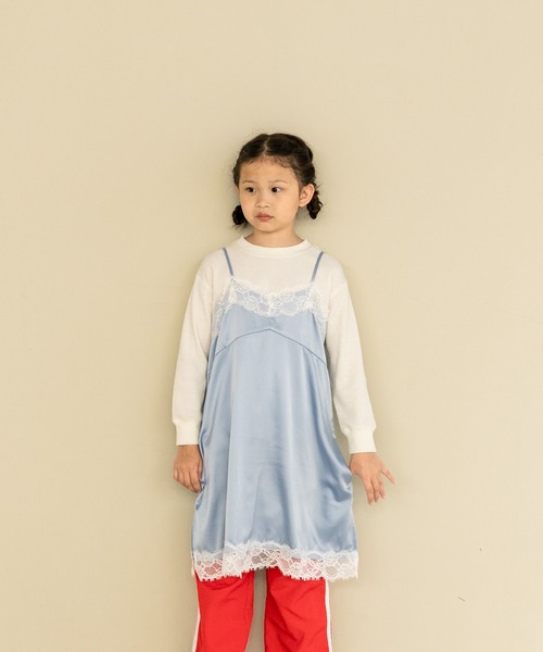 LOWRYS FARM（ローリーズファーム）の「サテンレースミニワンピース　590905（ワンピース・キッズ・ピンク/ブルー・120cm/130cm/140cm/150cm/110cm）」の13枚目の写真