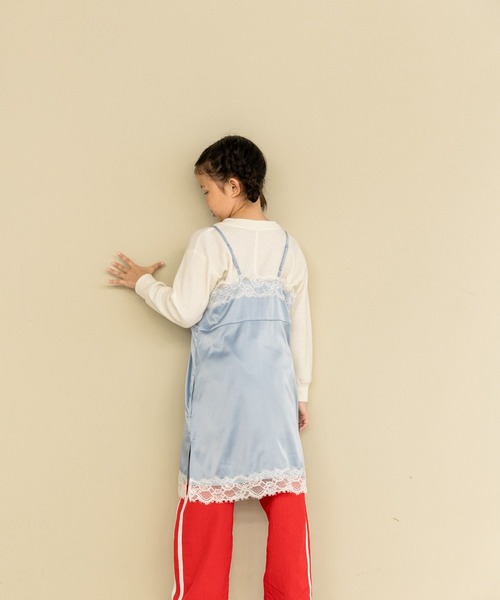 LOWRYS FARM（ローリーズファーム）の「サテンレースミニワンピース　590905（ワンピース・キッズ・ピンク/ブルー・120cm/130cm/140cm/150cm/110cm）」の16枚目の写真