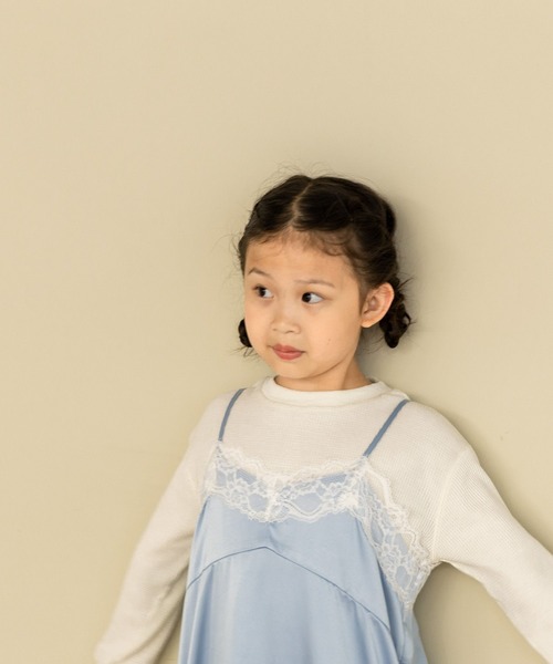 LOWRYS FARM（ローリーズファーム）の「サテンレースミニワンピース　590905（ワンピース・キッズ・ピンク/ブルー・120cm/130cm/140cm/150cm/110cm）」の17枚目の写真