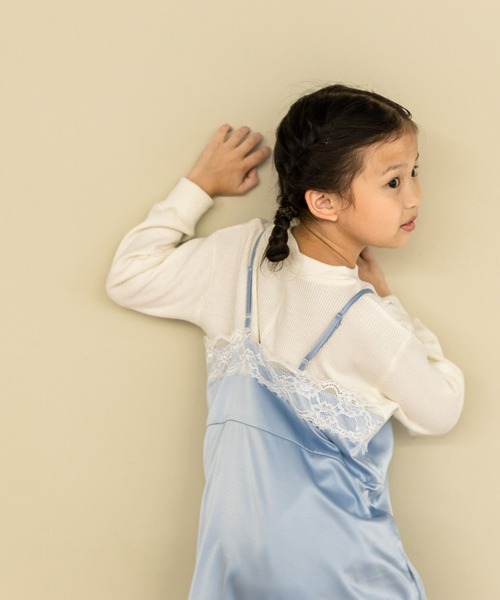 LOWRYS FARM（ローリーズファーム）の「サテンレースミニワンピース　590905（ワンピース・キッズ・ピンク/ブルー・120cm/130cm/140cm/150cm/110cm）」の18枚目の写真