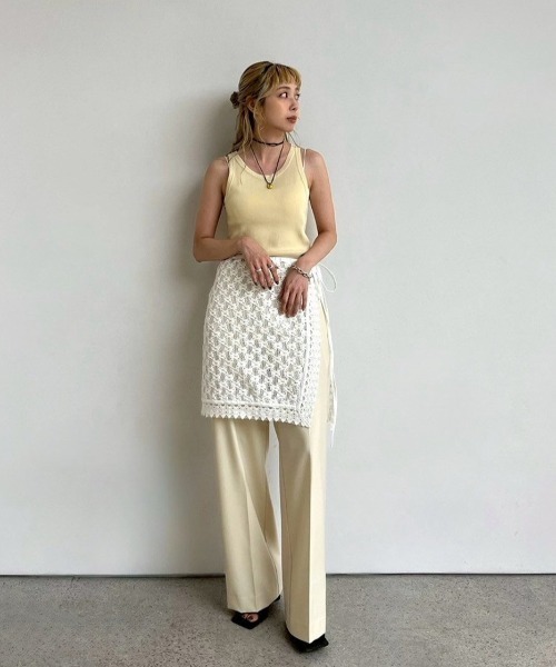 Lace Wrap Skirt（スカート）｜anuke（アンヌーク）の