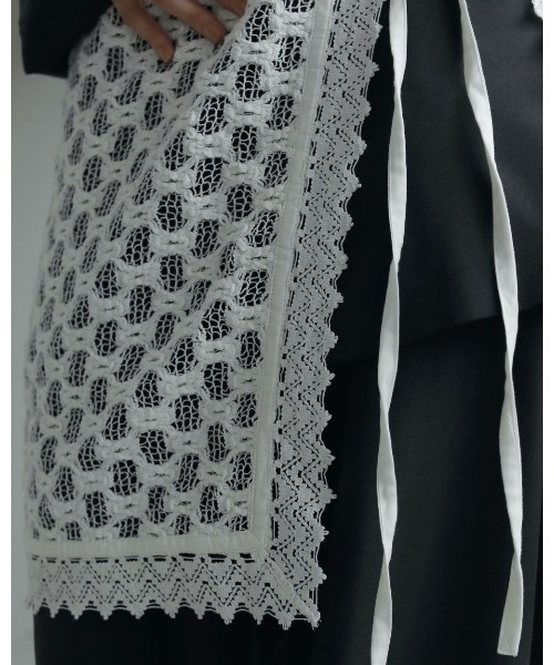 anuke（アンヌーク）の「Lace Wrap Skirt（スカート・レディース・ホワイト/ブラック・FREE）」の6枚目の写真