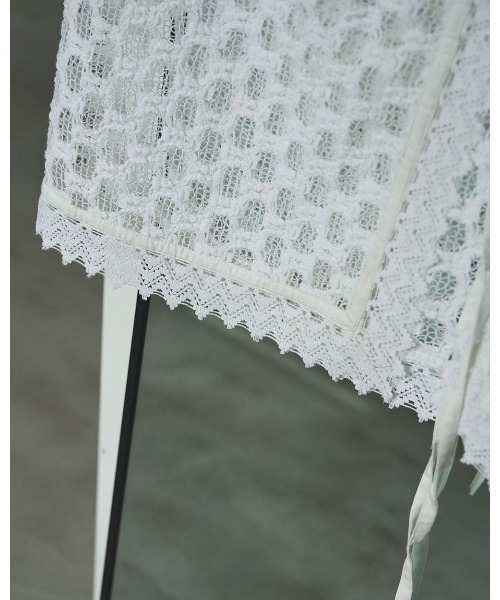 anuke（アンヌーク）の「Lace Wrap Skirt（スカート・レディース・ホワイト/ブラック・FREE）」の15枚目の写真