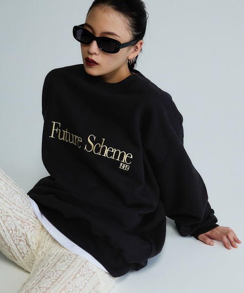 Les Fleurs】シシュウロゴスウェットLS/598996（スウェット