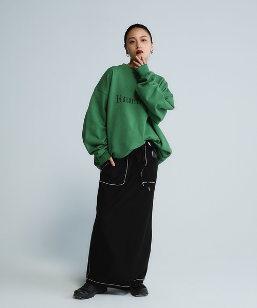 Les Fleurs】シシュウロゴスウェットLS/598996（スウェット