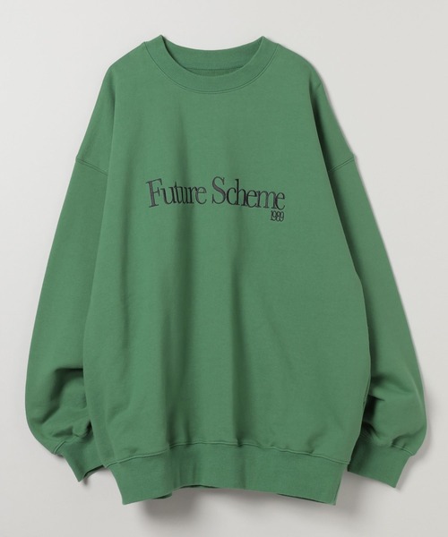 WOS ロゴ スウェット JEANASIS トレーナー スウェット 「Les Fleurs」シシュウロゴ