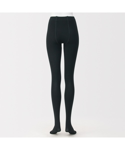 無印良品(ムジルシリョウヒン)の「婦人 裏起毛・160デニール タイツ(タイツ/ストッキング・レディース・ブラック・XL/L/M/S)」の7枚目の写真