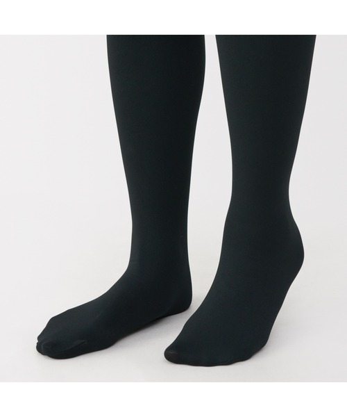 無印良品(ムジルシリョウヒン)の「婦人 裏起毛・160デニール タイツ(タイツ/ストッキング・レディース・ブラック・XL/L/M/S)」の5枚目の写真