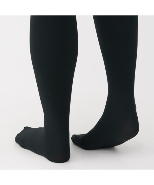 無印良品(ムジルシリョウヒン)の「婦人 裏起毛・160デニール タイツ(タイツ/ストッキング・レディース・ブラック・XL/L/M/S)」の4枚目の写真