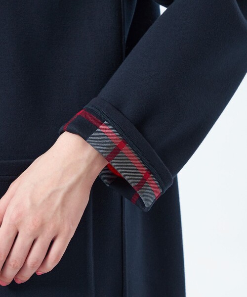 MACKINTOSH PHILOSOPHY(マッキントッシュ フィロソフィー)の「ハウスチェックダンボールコーディガン(その他アウター・レディース・ダークネイビー/ブラウン・38)」の8枚目の写真