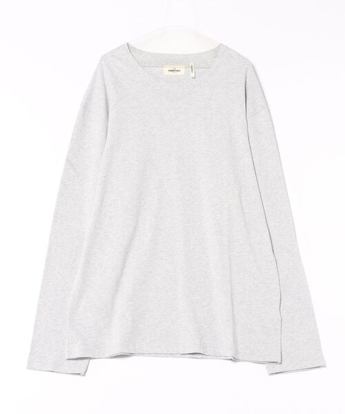 FOG ESSENTIALS（エフオージーエッセンシャルズ）の「【FOG ESSENTIALS】エッセンシャルズ FOG BACK LOGO LS TEE ロンT バックプリント（Tシャツ/カットソー・メンズ・グレー・S/M/L/XL）」の3枚目の写真