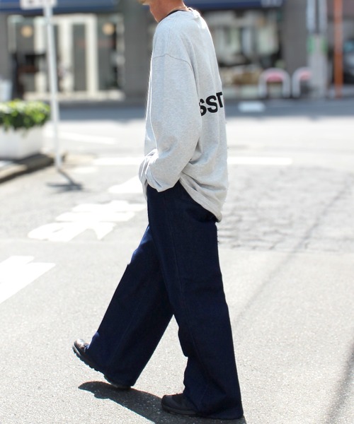 FOG ESSENTIALS（エフオージーエッセンシャルズ）の「【FOG ESSENTIALS】エッセンシャルズ FOG BACK LOGO LS TEE ロンT バックプリント（Tシャツ/カットソー・メンズ・グレー・S/M/L/XL）」の4枚目の写真