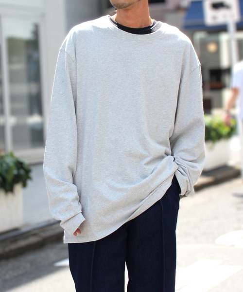 FOG ESSENTIALS（エフオージーエッセンシャルズ）の「【FOG ESSENTIALS】エッセンシャルズ FOG BACK LOGO LS TEE ロンT バックプリント（Tシャツ/カットソー・メンズ・グレー・S/M/L/XL）」の7枚目の写真