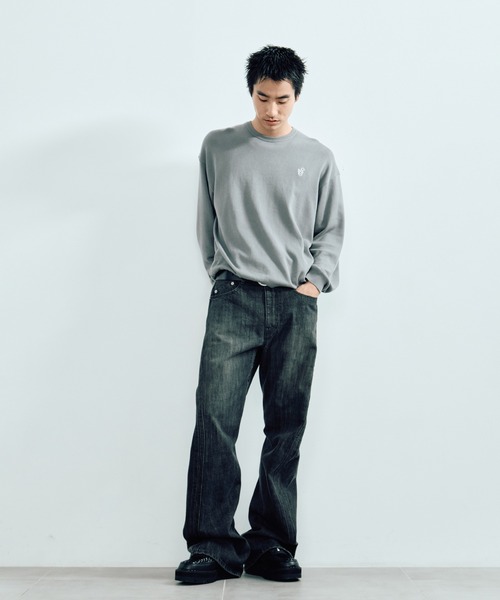 NVRFRGT（ネヴァーフォーゲット）の「別注 3D TWISTED JEANS（デニムパンツ・メンズ・ブラック・3/2/1）」の2枚目の写真