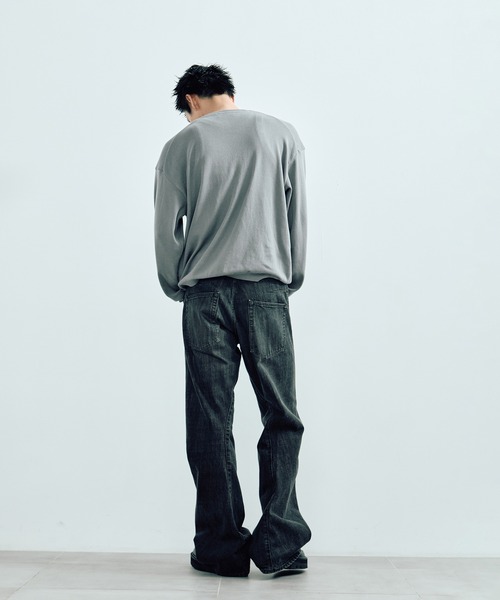 NVRFRGT（ネヴァーフォーゲット）の「別注 3D TWISTED JEANS（デニムパンツ・メンズ・ブラック・3/2/1）」の4枚目の写真
