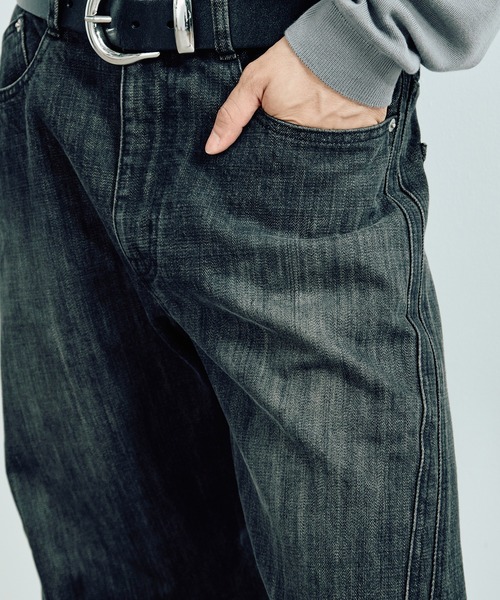 NVRFRGT（ネヴァーフォーゲット）の「別注 3D TWISTED JEANS（デニムパンツ・メンズ・ブラック・3/2/1）」の13枚目の写真