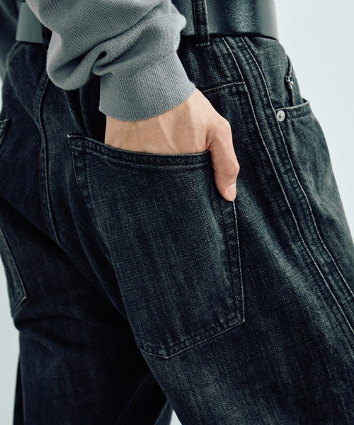 NVRFRGT（ネヴァーフォーゲット）の「別注 3D TWISTED JEANS（デニムパンツ・メンズ・ブラック・3/2/1）」の14枚目の写真