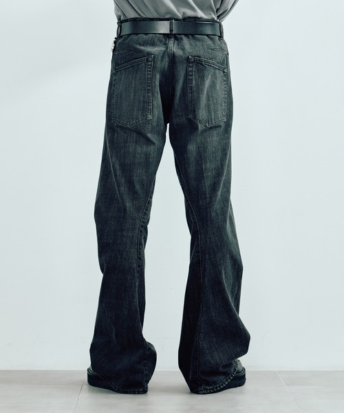 NVRFRGT（ネヴァーフォーゲット）の「別注 3D TWISTED JEANS（デニムパンツ・メンズ・ブラック・3/2/1）」の11枚目の写真