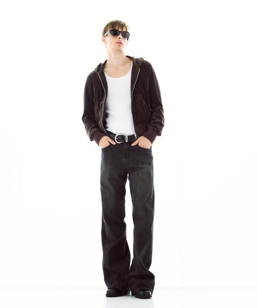 NVRFRGT（ネヴァーフォーゲット）の「別注 3D TWISTED JEANS（デニムパンツ・メンズ・ブラック・3/2/1）」の5枚目の写真