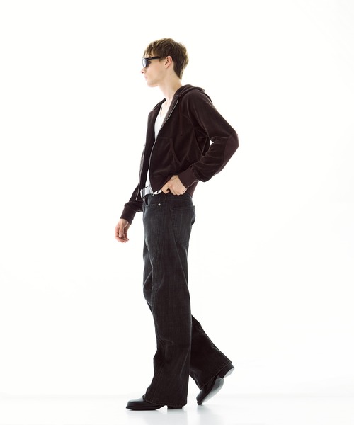 NVRFRGT（ネヴァーフォーゲット）の「別注 3D TWISTED JEANS（デニムパンツ・メンズ・ブラック・3/2/1）」の6枚目の写真