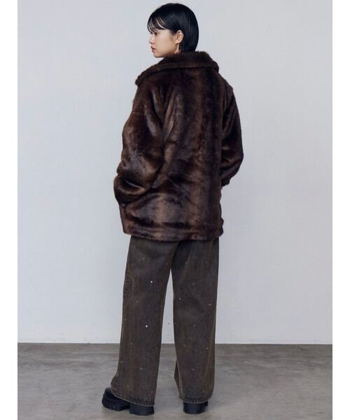 EMODA（エモダ）の「ハートドットルーズジーンズ（デニムパンツ・レディース・ブラウン/ブルー・SMALL/MEDIUM/X-SMALL）」の15枚目の写真