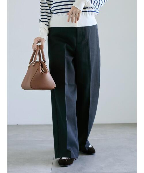 Lugnoncure（ルノンキュール）の「ストレートチノパンツ《2025autumn catalog item》（その他パンツ・レディース・ブラック/ブラウン/ベージュ・M/L）」の2枚目の写真