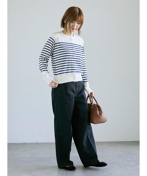 Lugnoncure（ルノンキュール）の「ストレートチノパンツ《2025autumn catalog item》（その他パンツ・レディース・ブラック/ブラウン/ベージュ・M/L）」の9枚目の写真