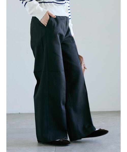 Lugnoncure（ルノンキュール）の「ストレートチノパンツ《2025autumn catalog item》（その他パンツ・レディース・ブラック/ブラウン/ベージュ・M/L）」の11枚目の写真